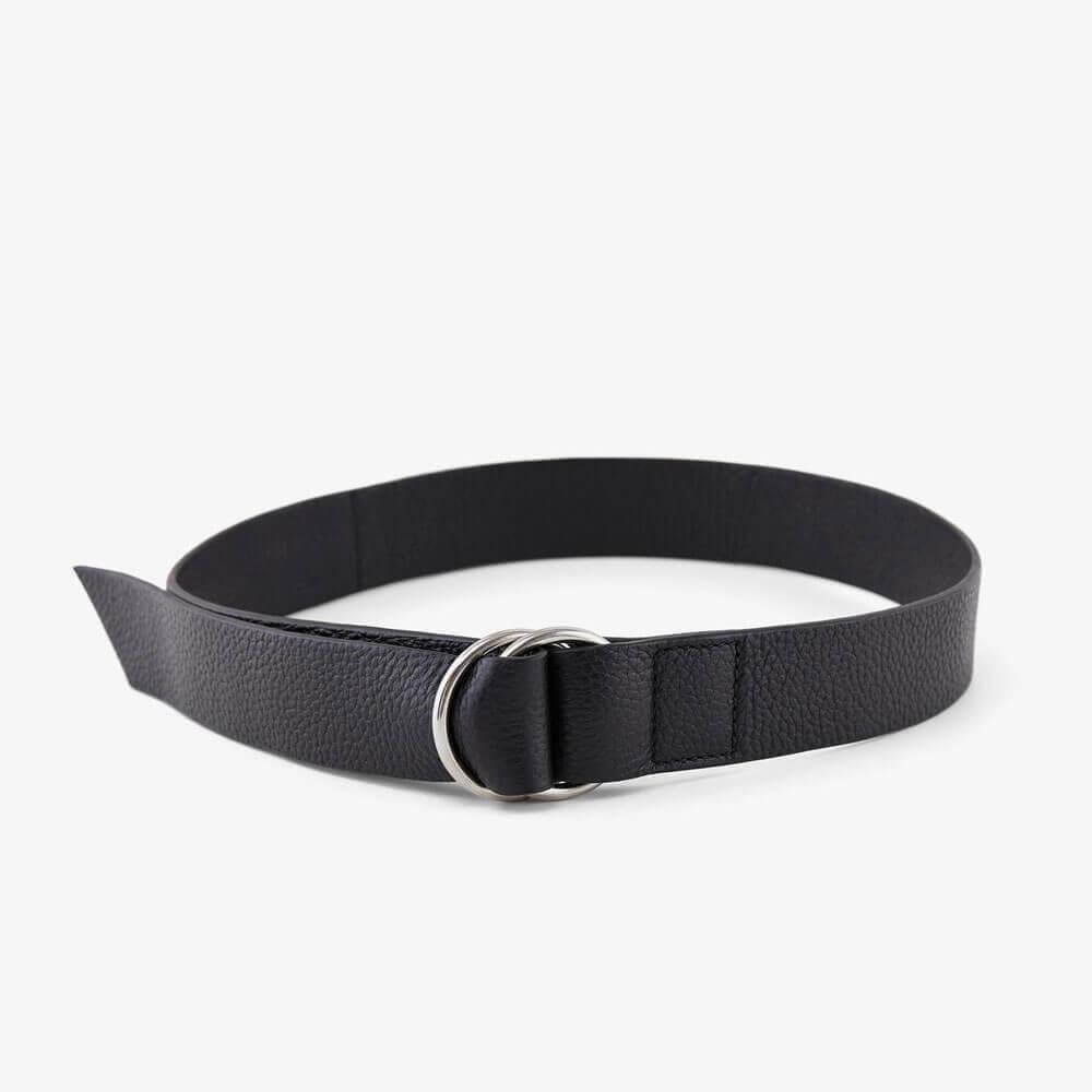 Y.A.S Elja Black Leather Belt